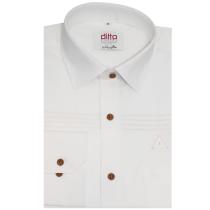 Embroidered White Shirt : Ditto