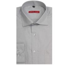 Self Design Gray Shirt : Slim