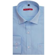 Self Design Light Blue Shirt : Slim