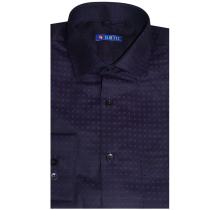 Self Design Wine Shirt : Slim