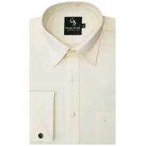 Plain Cream Shirt : Business