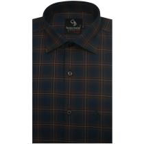 Checks Brown Shirt : Business