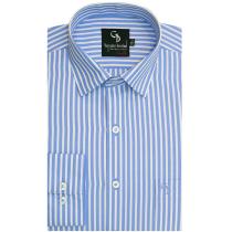 Stripes Light Blue Shirt : Business