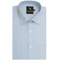 Stripes Light Blue Shirt : Business