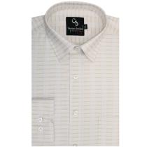 Stripes Light Gray Shirt : Business