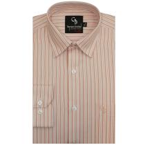 Stripes Peach Shirt : Business