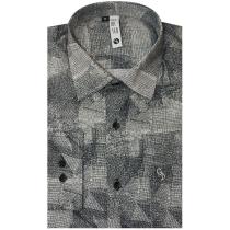 Print Black T-shirt : Slim