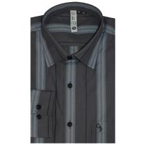 Stripes Gray Shirt : Slim