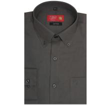 Plain Dark Gray Shirt : Business