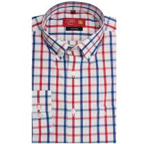 Checks Red Shirt : Business