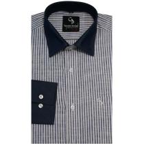 Stripes Blue Shirt : Business