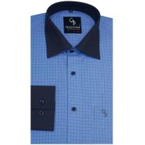 Checks Blue Shirt : Business
