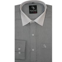 Self Design Gray Shirt : Business