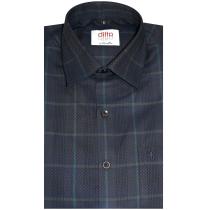 Checks Dark Blue Shirt : Ditto