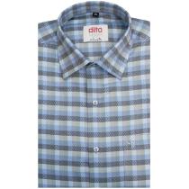 Checks Blue Shirt : Ditto
