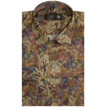 Print Brown Shirt : Ditto