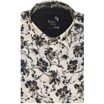 Print Cream Shirt : Party