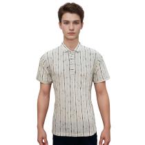 Stripes Cream Shirt : Regular
