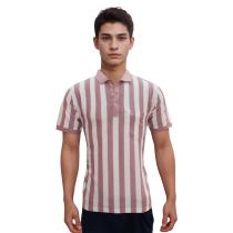 Stripes Mauve T-shirt : Regular