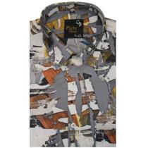 Print Gray Shirt : Party