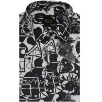 Print Black Shirt : Party