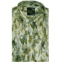 Print Green Shirt : Party