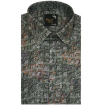 Print Gray Shirt : Party