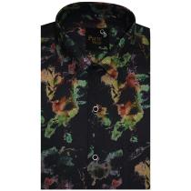 Print Black Shirt : Party