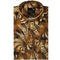 Print Gold Shirt : Party
