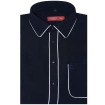 Combination Navy Blue Shirt : Ditto