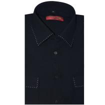 Combination Navy Blue Shirt : Ditto