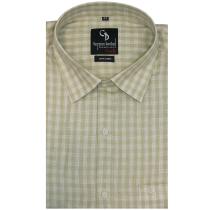 Checks Gray Shirt : Business