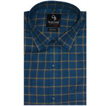 Checks Green Shirt : Business