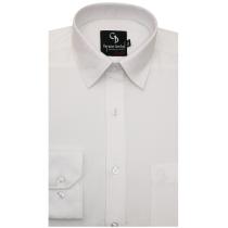 Self Design White Shirt : Business