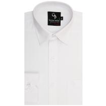 Self Design White Shirt : Business