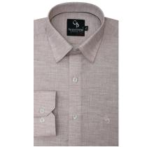 Self Design Peach Shirt : Business