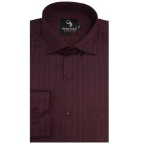 Stripes Maroon Shirt : Business