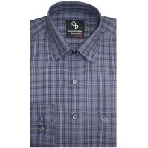 Checks Light Gray Shirt : Business