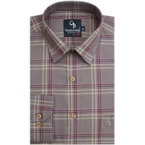 Checks Brown Shirt : Business