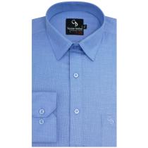 Plain Dark Blue Shirt : Business