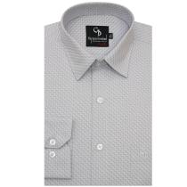 Self Design Gray Shirt : Business