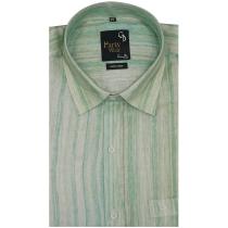 Print Green Shirt : Party
