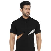 Selfdesign Black T-shirt : Regular