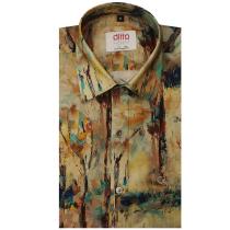 Print Green Shirt : Ditto