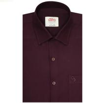 Self Design Maroon Shirt : Ditto