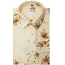 Print Cream Shirt : 