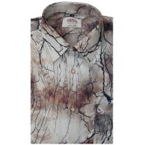 Print Brown Shirt : Ditto