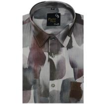 Print Green Shirt : Party