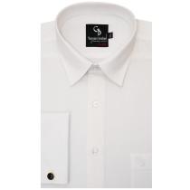 Self Design White Shirt : Business