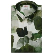 Print Green Shirt : Ditto